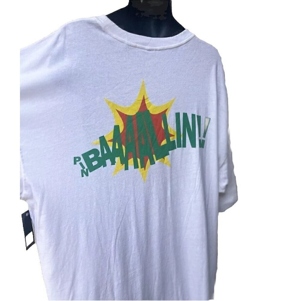 Hollywood Cartel Pin Ballen White T-Shirt Men’s Vintage 90s Size 3XL - Picture 8 of 16